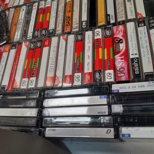 17 - Large collection of cassette tapes, cine film and reel to reel.