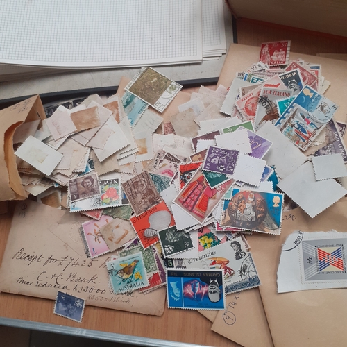 37 - A large quantity of stamps. World stamps. First day covers in very good condition, lots of loose sta... 