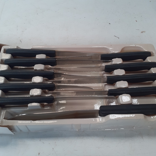 41 - Ginsu 10 piece Gourmet Cutlery set. Good quality, original boxed kitchen knives. Good condition