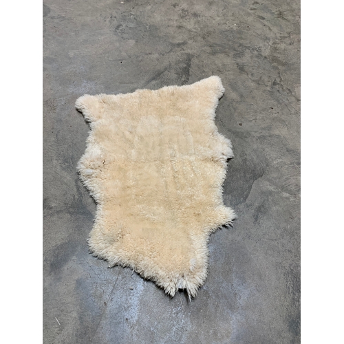 531 - Sheep skin style rug