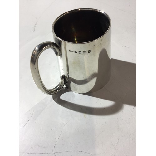 68 - Silver stamped Royal Army service corps tankard - 67g