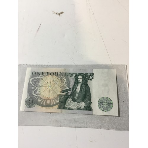 116 - Old one pound note in very good condition.