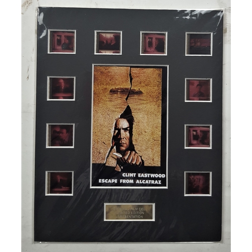 122A - Original film cells from the movie “Escape from Alcatraz” starring Clint Eastwood. A limited edition... 