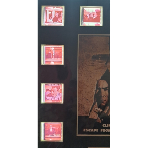 122A - Original film cells from the movie “Escape from Alcatraz” starring Clint Eastwood. A limited edition... 