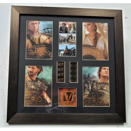 104A - Framed and glazed original film cells from the movie “Troy” starring Brad Pitt, Orlando Bloom, Eric ... 