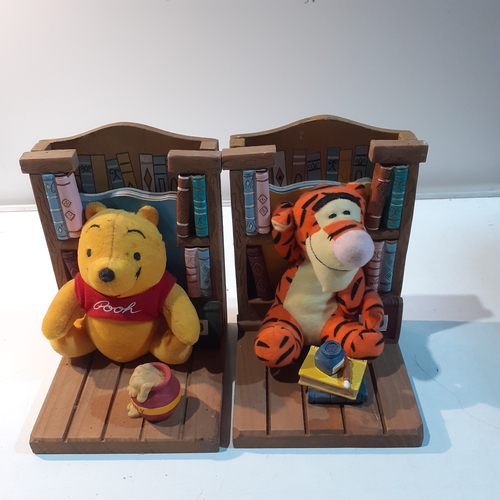 14 - Winnie the Pooh and Tigger bookends. Nice detail. Would benefit a clean but no damage