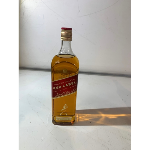71 - Johnnie Walker red label whisky bottle
