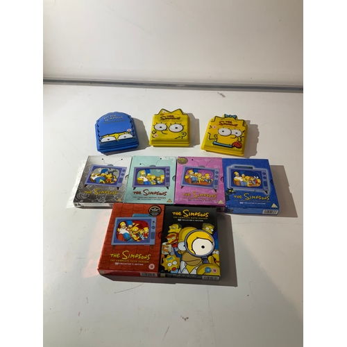 141 - Simpson complete series 1 to 9 DVD collectors editions.