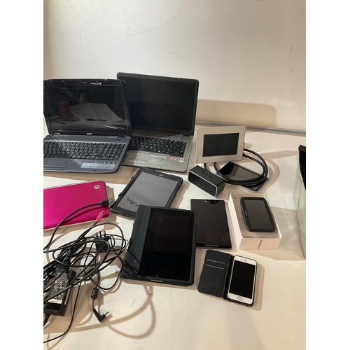 142 - Joblot tablets, laptops, netbooks and phones etc. Untested