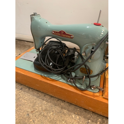 275 - Sealey sister sewing machine in case