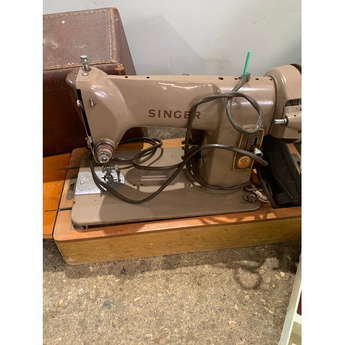 408 - Two vintage sewing machines