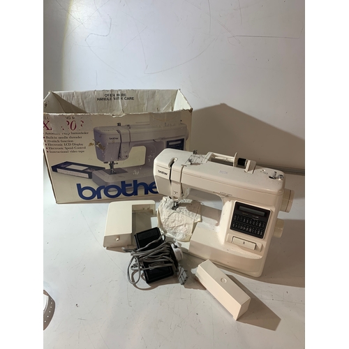 437 - Brother XL-2030 sewing machine with pedal