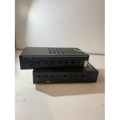 488 - Eagle & TOA PA amplifiers - power tested only