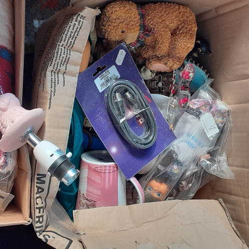 60 - Huge joblot of items. Includes hundreds of small ornaments, kitchenware, linen ware, bedding cutlery... 