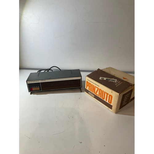 477 - Vintage heater & slide projector in box