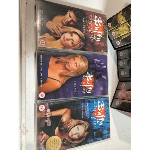 17 - Buffy the vampire slayer VHS tape box sets plus 3 other. Look good condition
