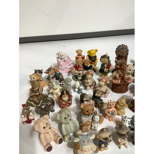 312 - Large collection of ornaments includes bears other animals to Mary to list