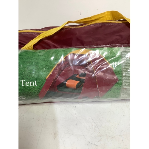 351 - New Tesco’s outdoor two person double layer tent with porch