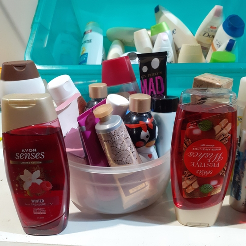 23 - Large quantity deodorants, bath products and body washes. Lots unused or new, some part used, partic... 