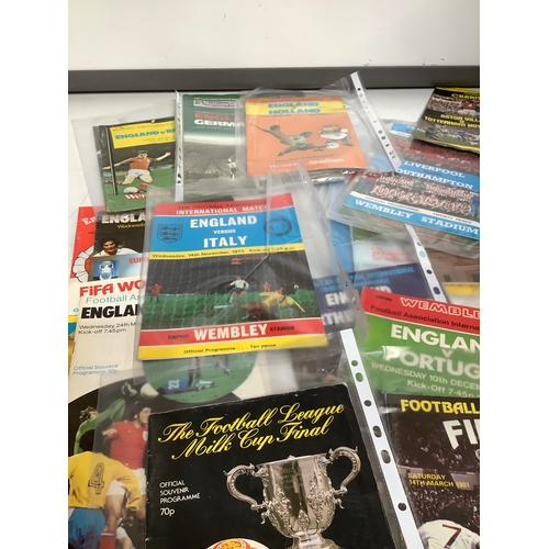 364 - Collectible Wembley football programs