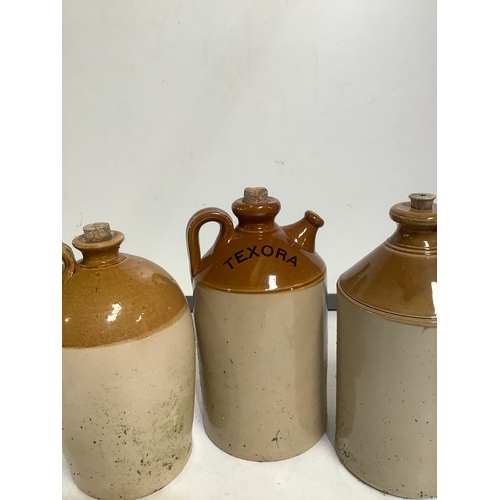 387 - 3 stoneware jugs