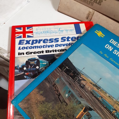 31 - Quantity of locomotive books and magazines  Model railway books, steam, and various other genre. Goo... 