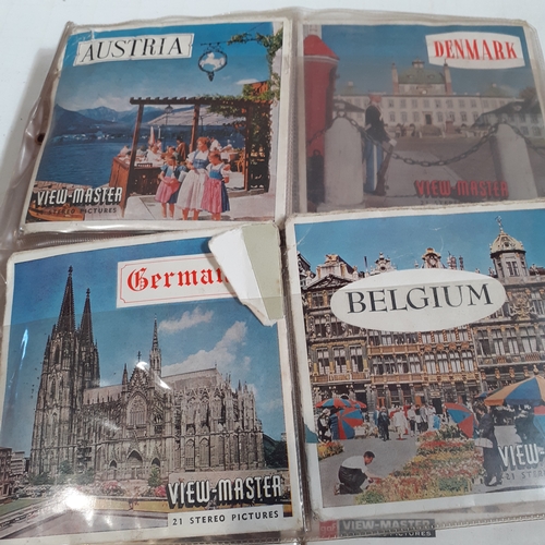 43 - Large quantity of View master slides. Mostly world wide countries and tourist destinations,  plus a ... 