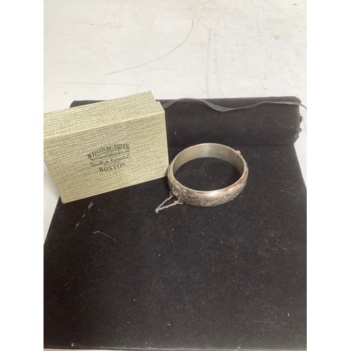 101 - Silver 925 bangle - 24.4g