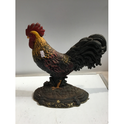 1 - Cast Iron cockerel doorstop