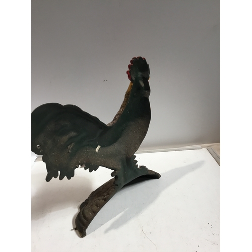 1 - Cast Iron cockerel doorstop