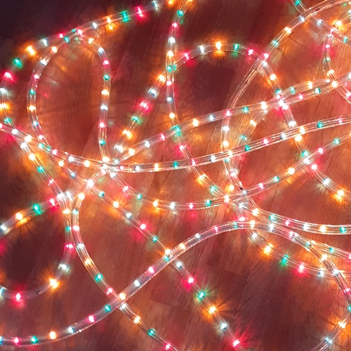 22 - Over 50 feet of string lighting with 8 settings.