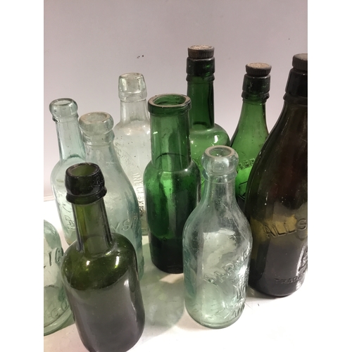 31 - Collection of vintage beer bottles