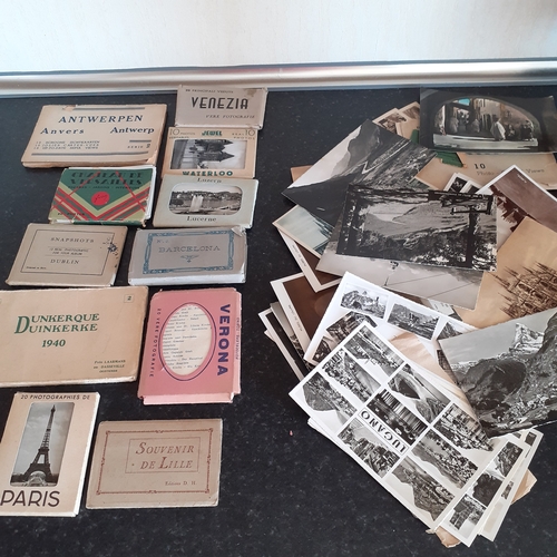 17 - Good quantity of real picture postcards from the early/mid 1900s. Includes places of interest such a... 