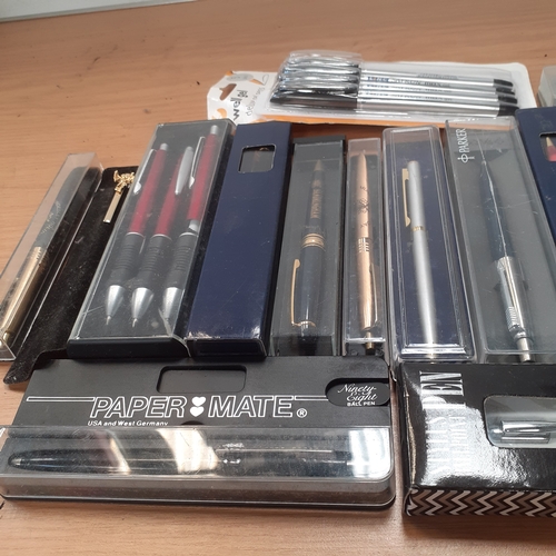 9 - Quantity of boxed pens.  Papermate, Parker,  Disney and more
