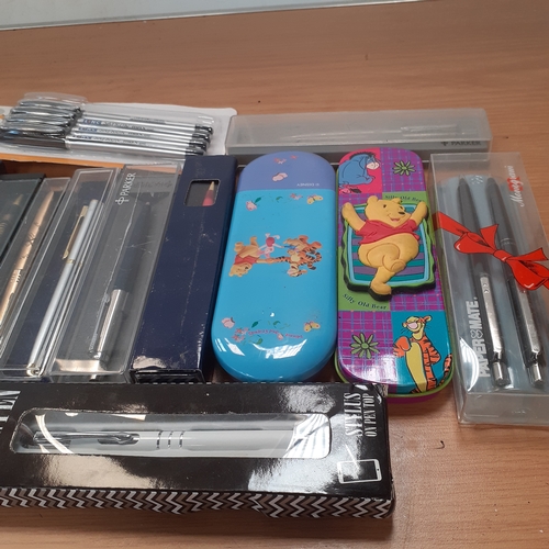 9 - Quantity of boxed pens.  Papermate, Parker,  Disney and more