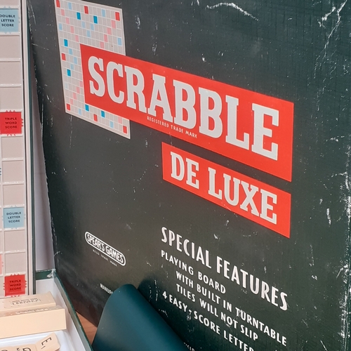 30 - Scrabble original and Scrabble deluxe versions. All complete. Overall boxes show a little wear but g... 