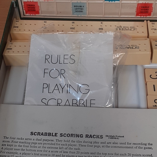 30 - Scrabble original and Scrabble deluxe versions. All complete. Overall boxes show a little wear but g... 