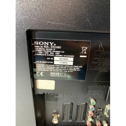 178 - Sony 37” TV - tested & working