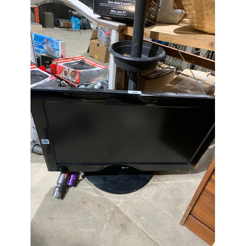 248 - LG 32” TV - working - no remote