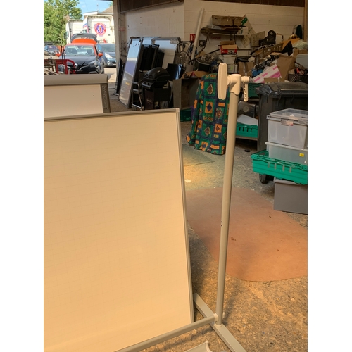 534 - Large 6x4ft whiteboard on portable stand