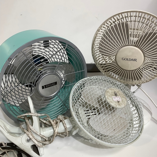 344 - Selection of fans