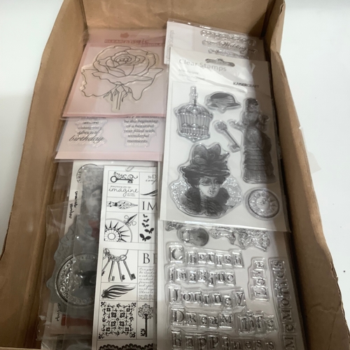 361 - Box of craft stamps