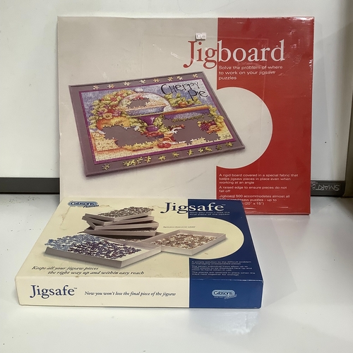 363 - Jigboard to work on jigsaws plus jigsafe boxes for jigsaw pieces