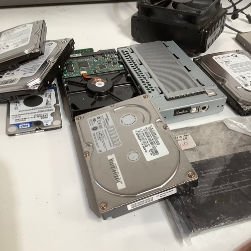 396 - Job lot of PC parts dvd drive etc sold as spares