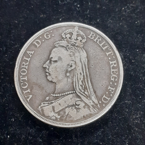 39 - Queen Victoria 1891 Crown. Fine condition