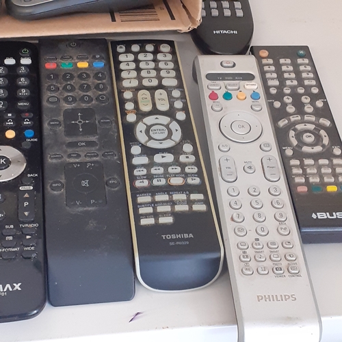 70A - Quantity remote controls. Top brands included, Humax, Hitachi, Toshiba and more