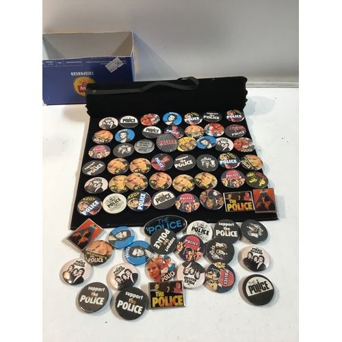 50 - Collection of Police, the band, badges