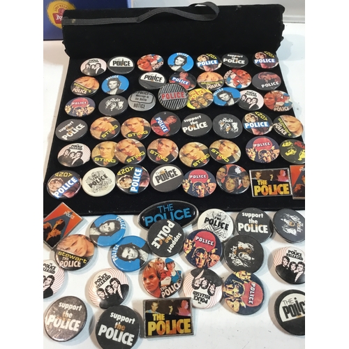 50 - Collection of Police, the band, badges