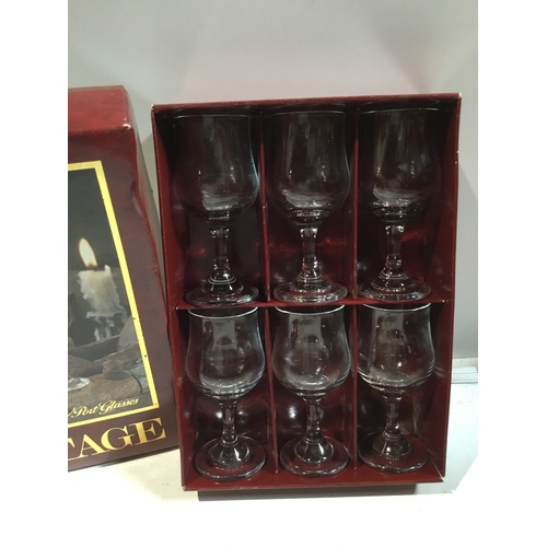 51 - Dema vintage six sherry/port glasses