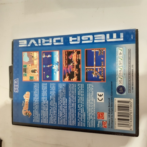 23 - Sega megadrive game. Disney's Pinnochio. Good condition